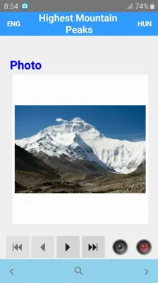 Highest Mountain Peaks android App screenshot 4